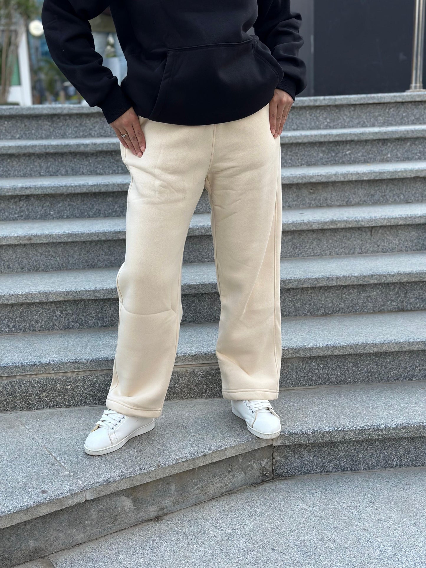 Beige Sweatpants